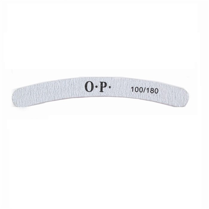 Пилка для маникюра бумеранг 100/180 грит OP-2 - фото 1059