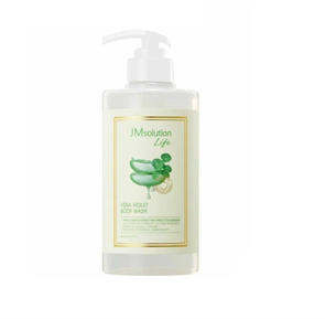 Гель для душа с экстрактом алоэ LIFE VERA VIOLET BODY WASH, JMSOLUTION 500 мл 1JM2292